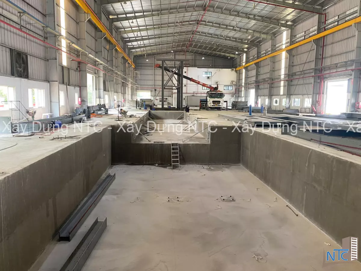 Xây dựng dây chuyền sản xuất_Công ty TNHH Tôn Đại Đông