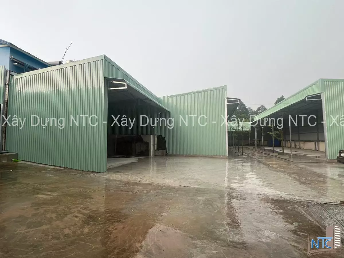Xây dựng nhà xưởng chị Thu