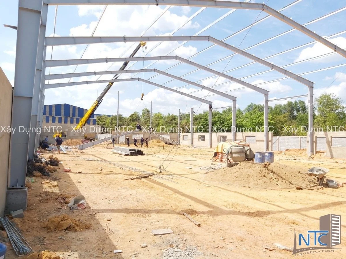 Các yêu cầu kỹ thuật khi thiết kế nhà xưởng khung thép