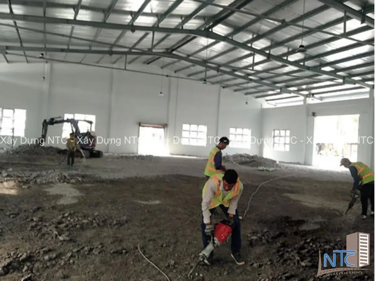 Cải tạo nhà xưởng 300m2 giá bao nhiêu?