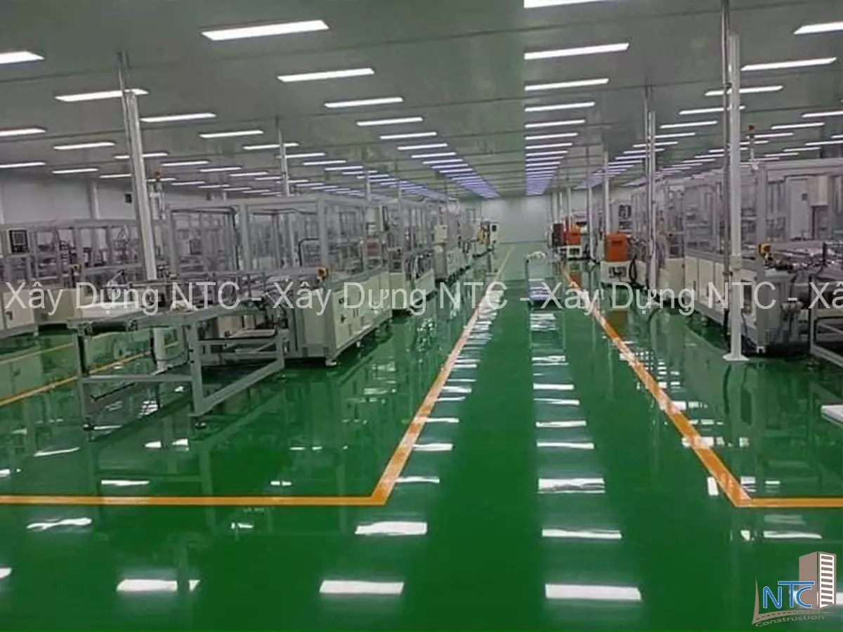 Sơn nền Epoxy Kho giấy Công ty Nhựa Duy Tân