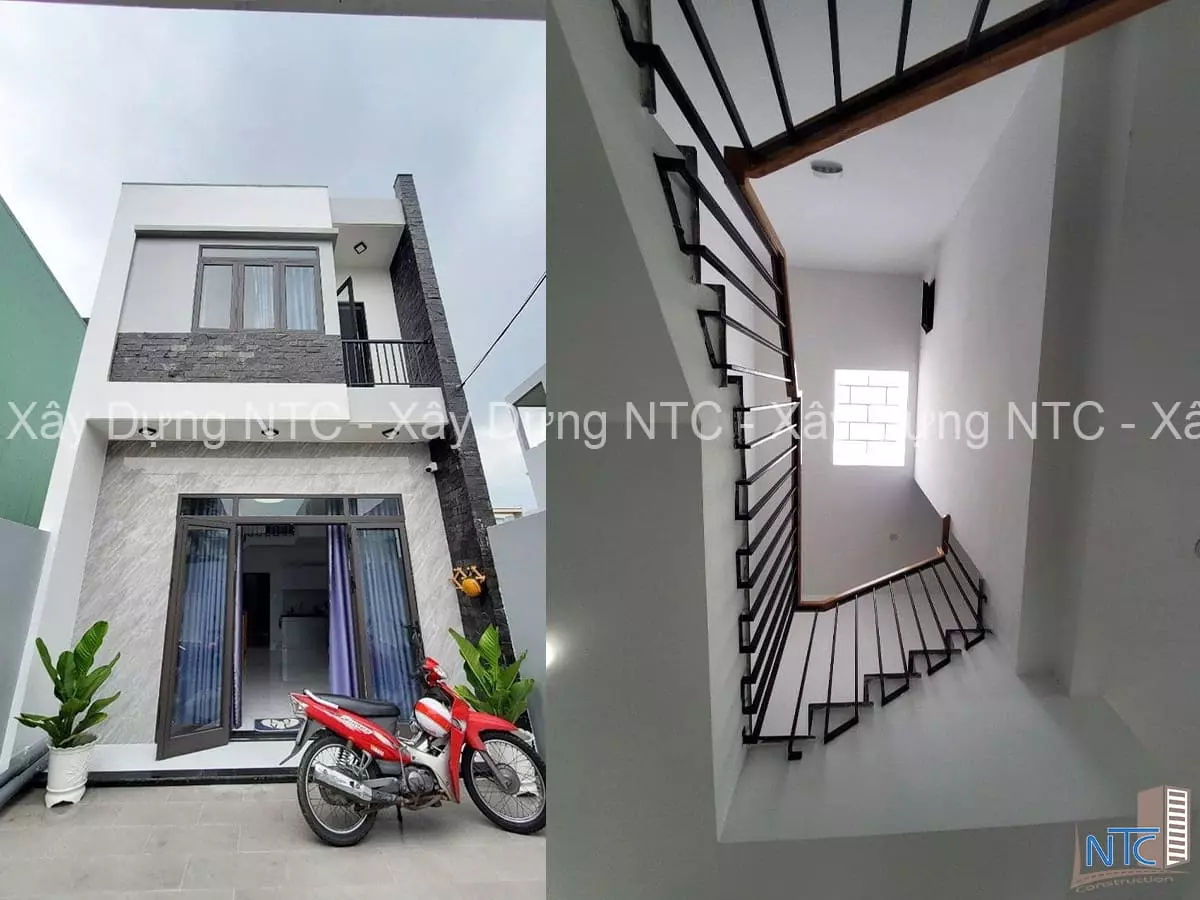 Thiết kế, thi công xây dựng nhà anh Huy, chị Nhớ