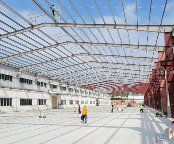 Xây dựng nhà thép tiền chế Bình Dương