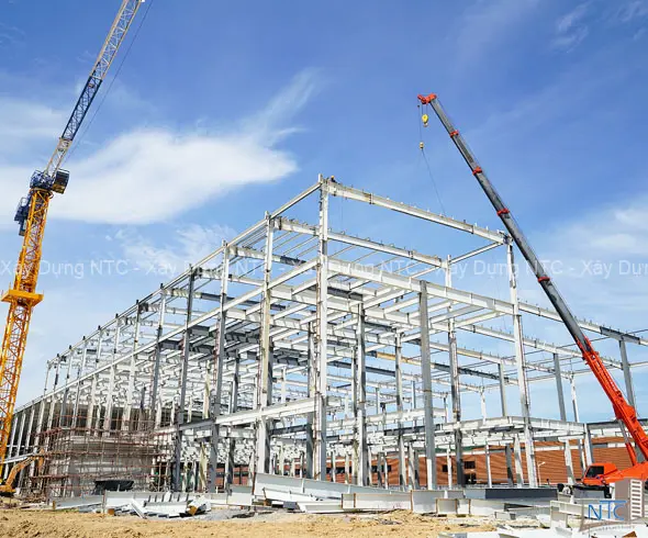 Xây dựng nhà thép tiền chế Cà Mau