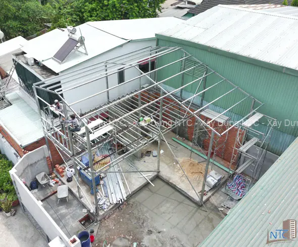 Xây dựng nhà thép tiền chế Hậu Giang