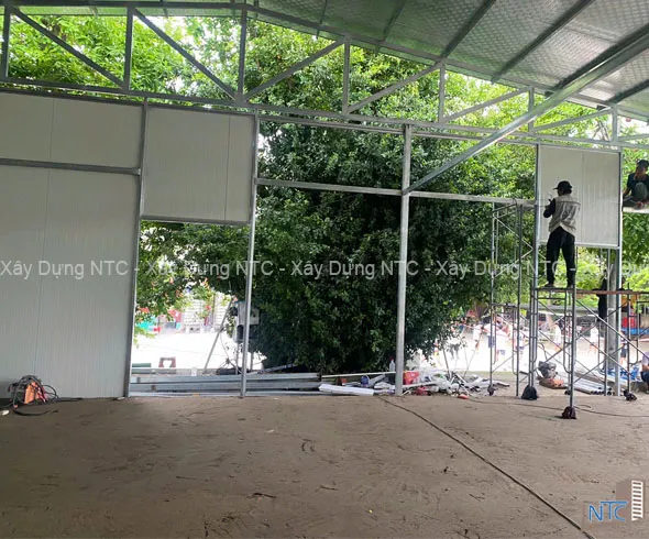 Xây dựng nhà thép tiền chế Long An