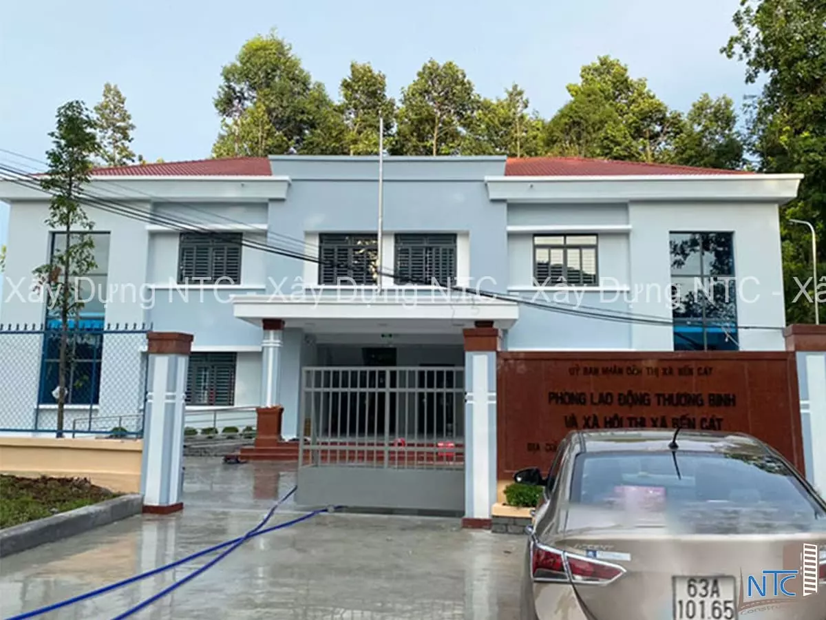 Xây dựng trụ sở phòng lao động thương binh và xã hội thị xã Bến Cát, Bình Dương