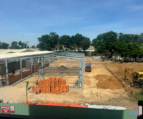Xây dựng nhà xưởng Hậu Giang