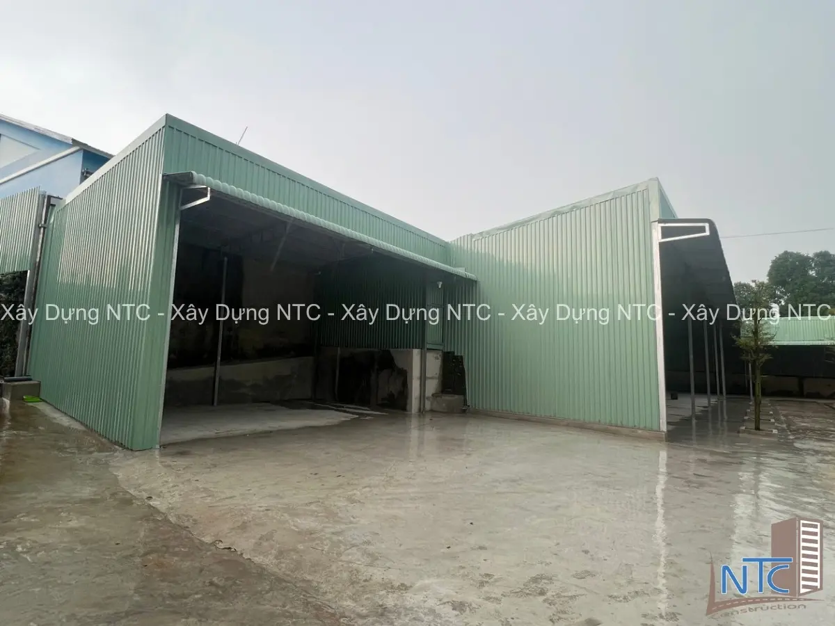 Xây nhà xưởng 500m2 giá bao nhiêu?