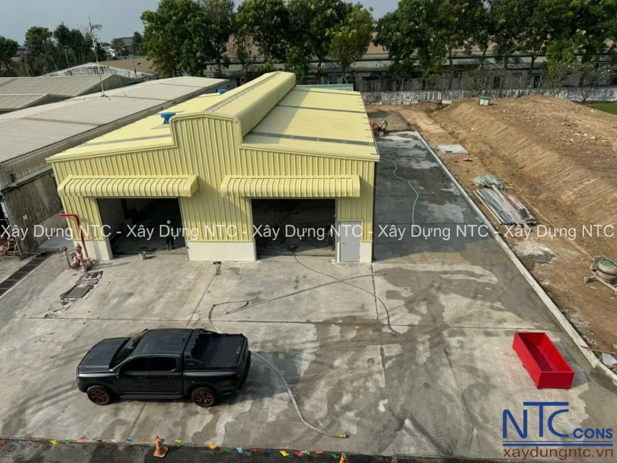 Xây nhà xưởng bê tông cốt thép giá bao nhiêu?