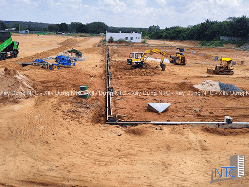 Xây nhà xưởng đang phát triển tại Bình Dương