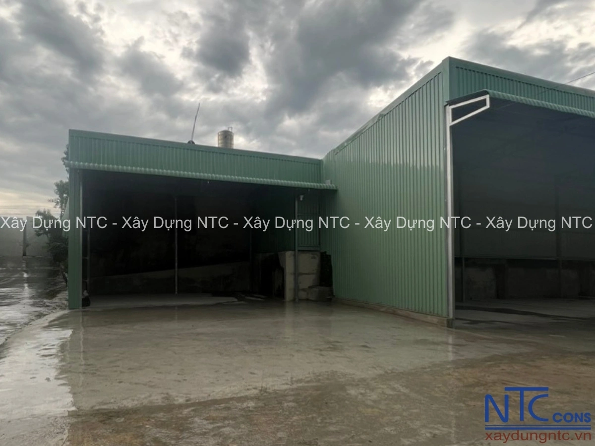 Xây nhà xưởng sản xuất giá bao nhiêu?