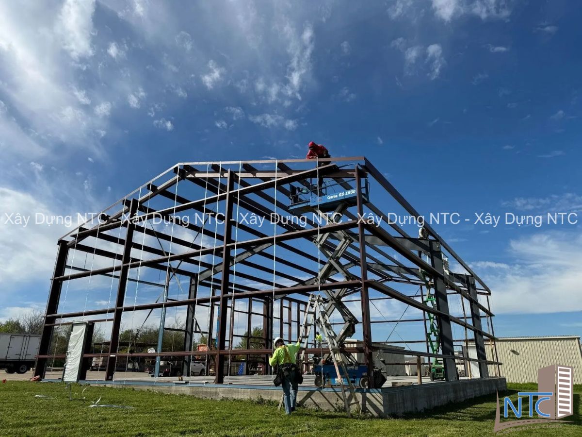 Báo giá dịch vụ xây dựng nhà thép tiền chế