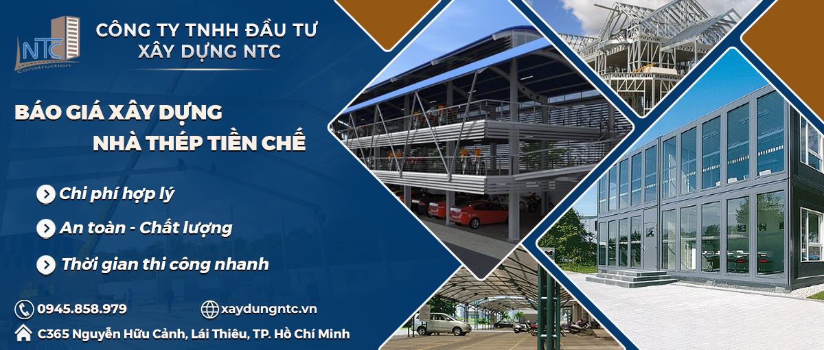 Báo giá xây dựng nhà thép tiền chế