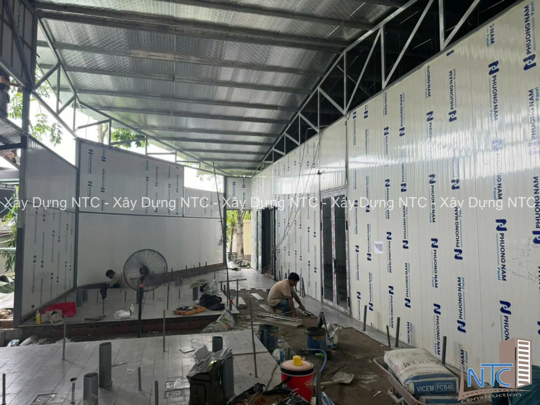 Các bước thi công nhà xưởng tại Cần Thơ của Xây Dựng NTC