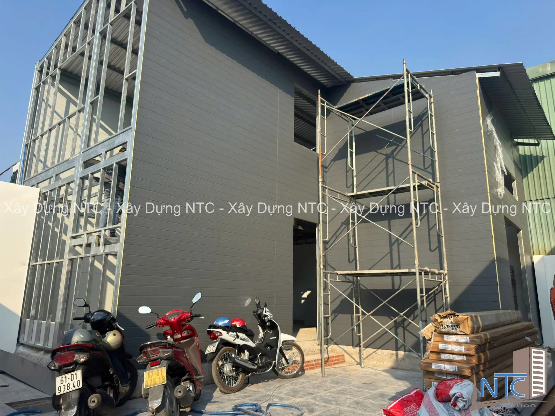 Các bước xây dựng nhà thép tiền chế tại Cà Mau của Xây Dựng NTC