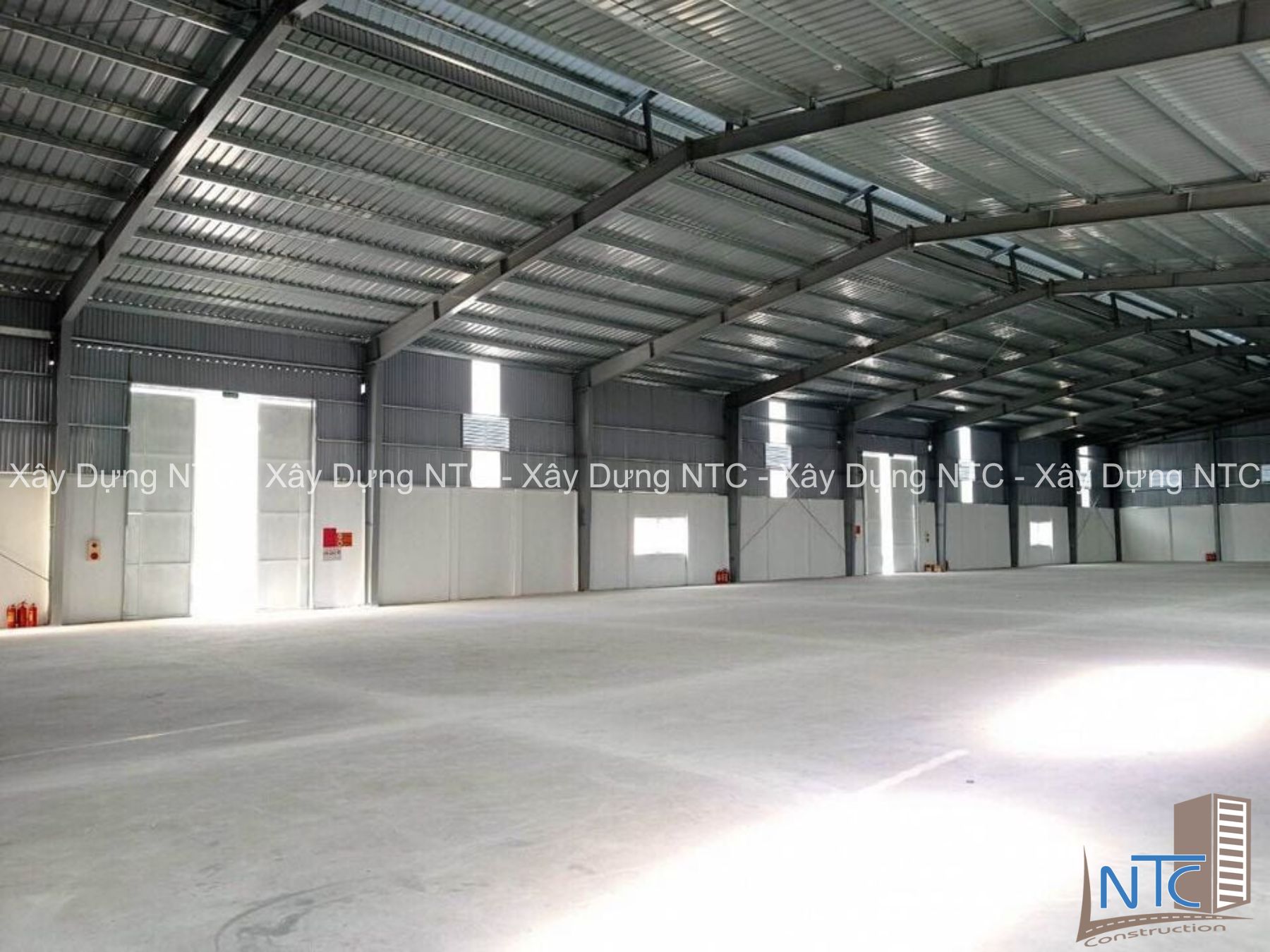 Các hạng mục cải tạo nhà xưởng tại Bình Phước của Xây Dựng NTC