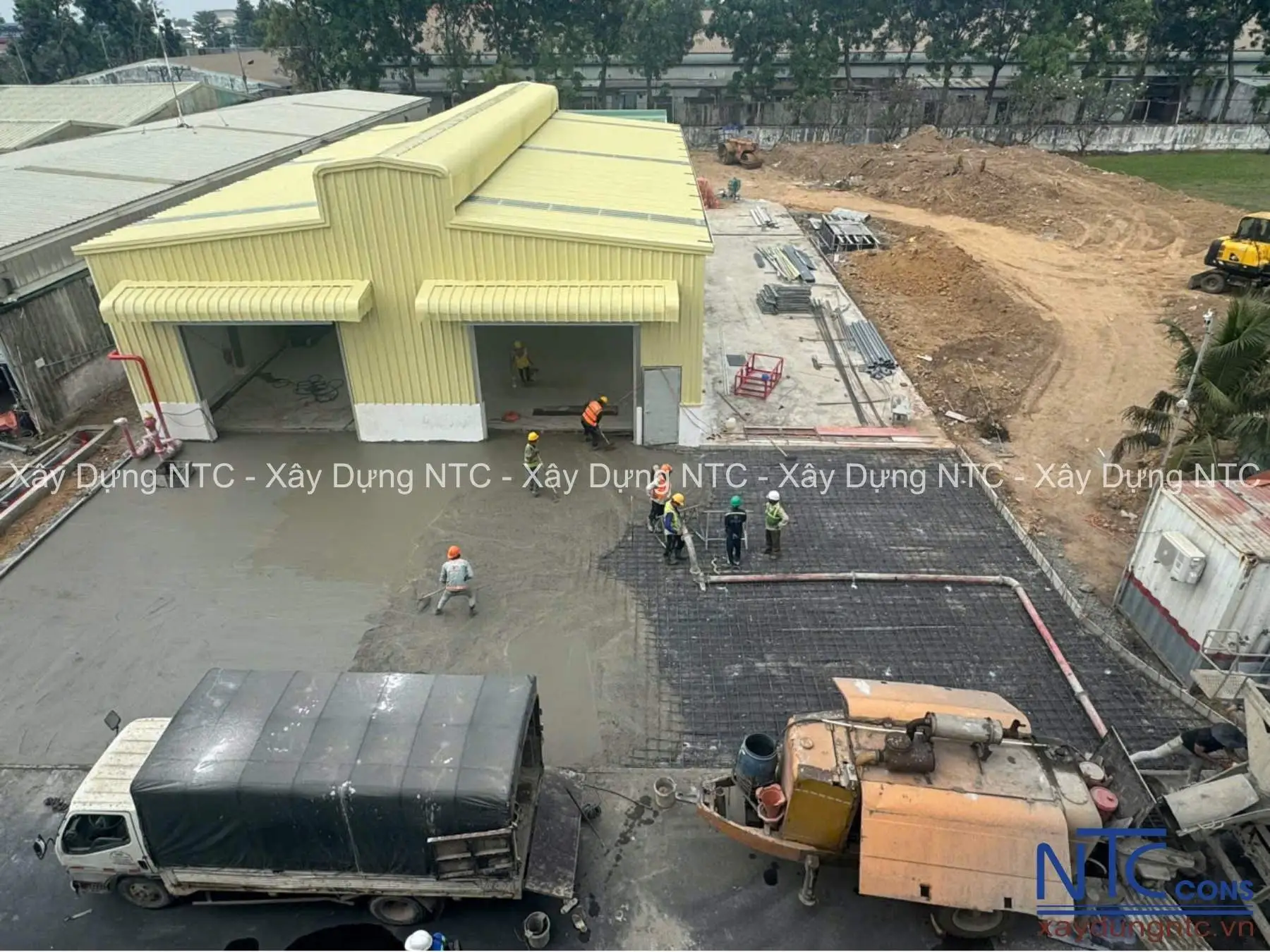 Các hạng mục chi phí khi xây nhà xưởng bê tông cốt thép