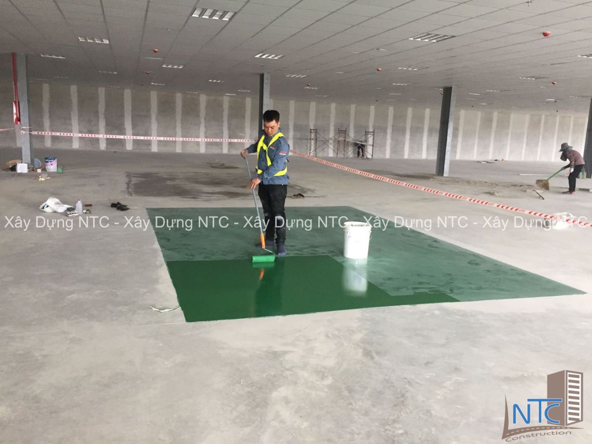 Các hạng mục sơn nhà xưởng tại Xây Dựng NTC