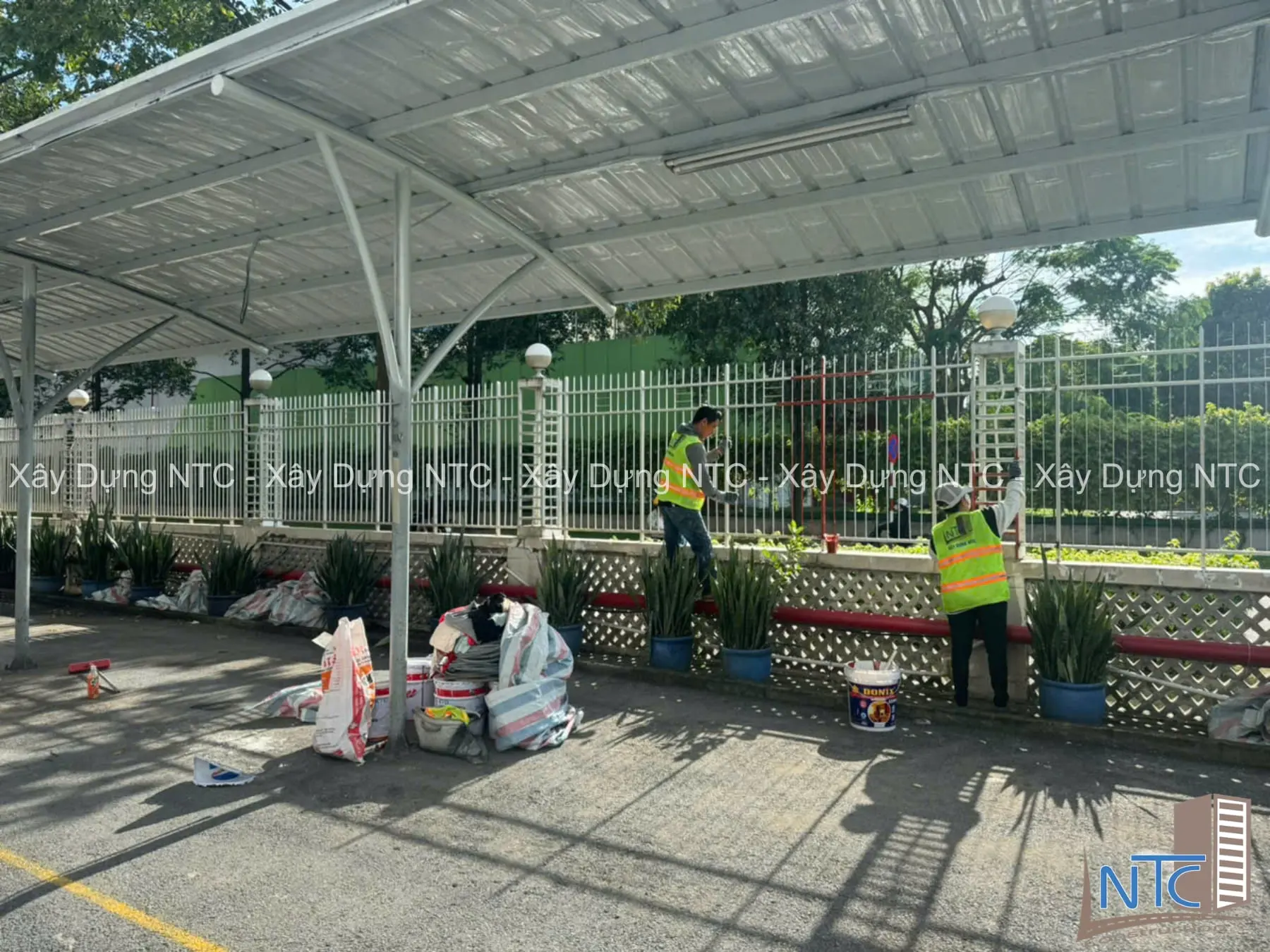 Các hạng mục thi công cải tạo nhà xưởng tại Hậu Giang