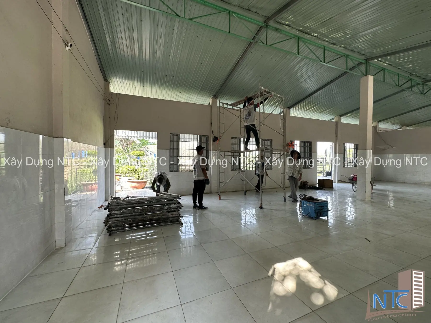 Các hạng mục thi công cải tạo nhà xưởng tại Vĩnh Long