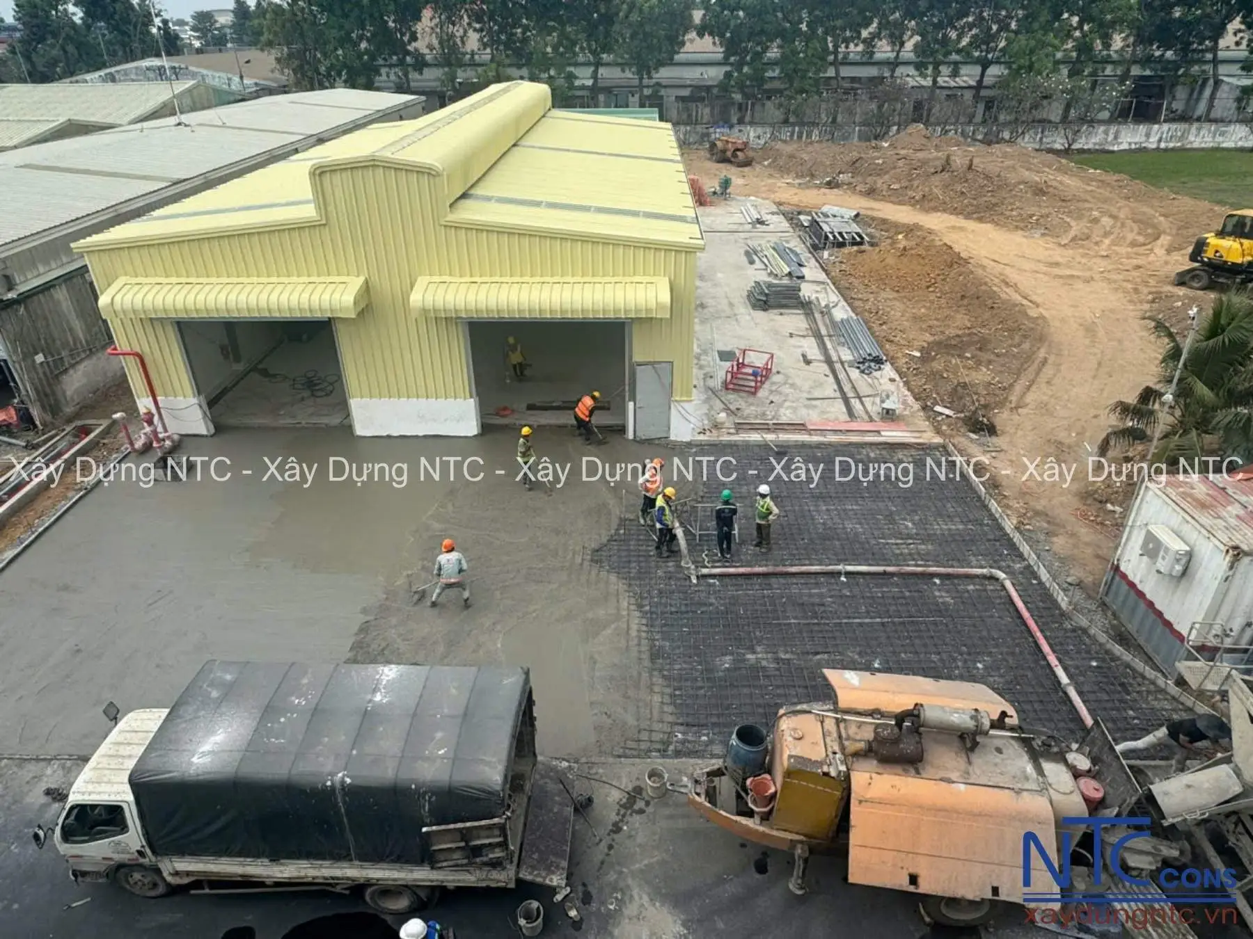 Các loại tải trọng cần tính toán cho sàn nhà xưởng
