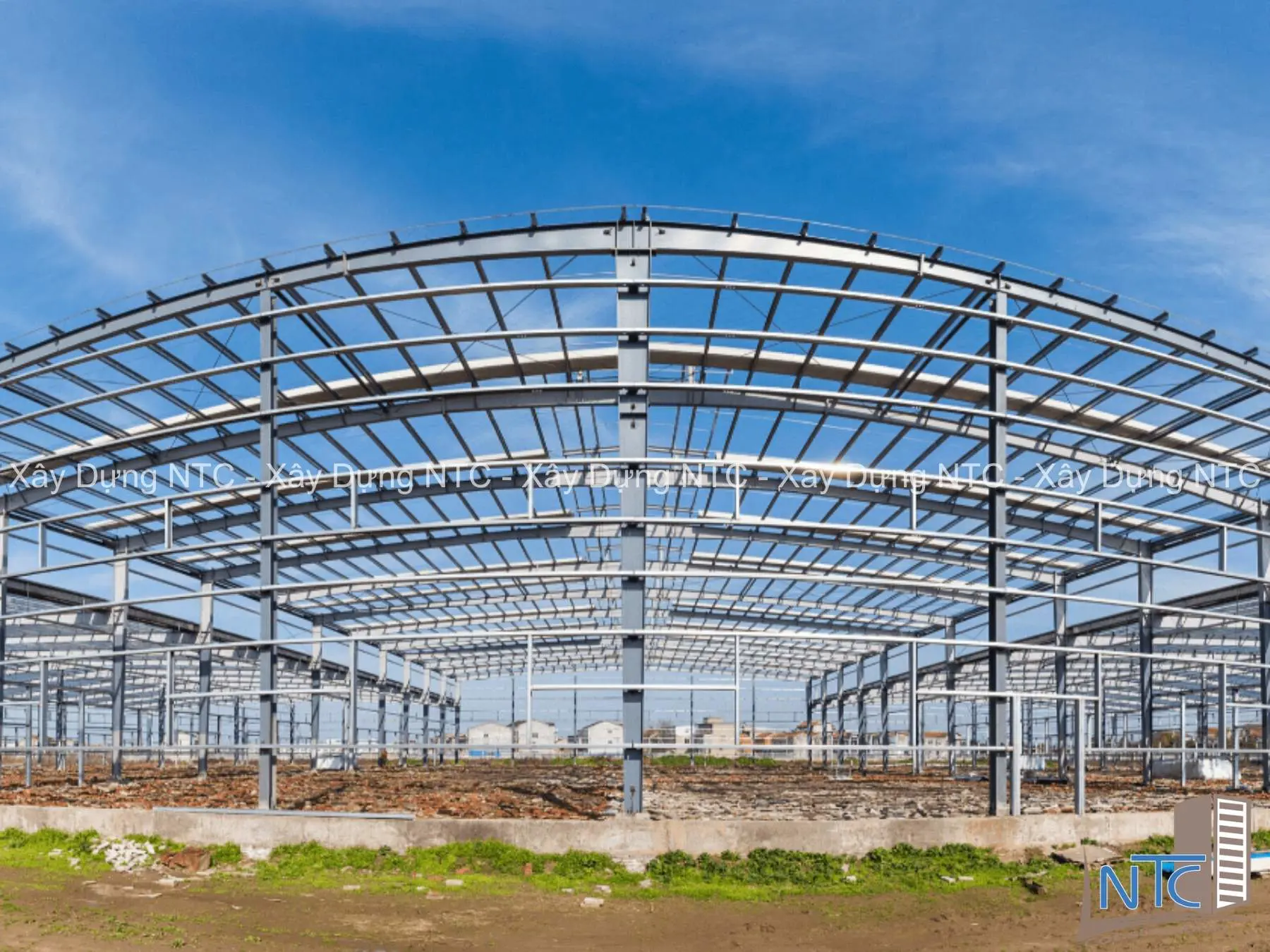 Các mô hình nhà thép tiền chế phổ biến tại Cần Thơ do Xây Dựng NTC thi công