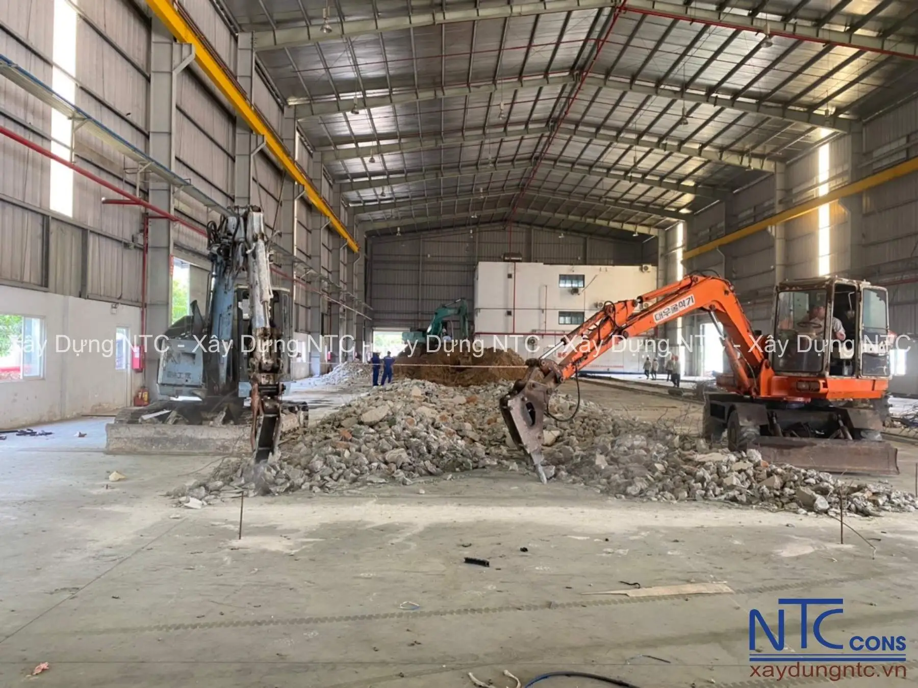 Các phương án nâng nền nhà xưởng phổ biến
