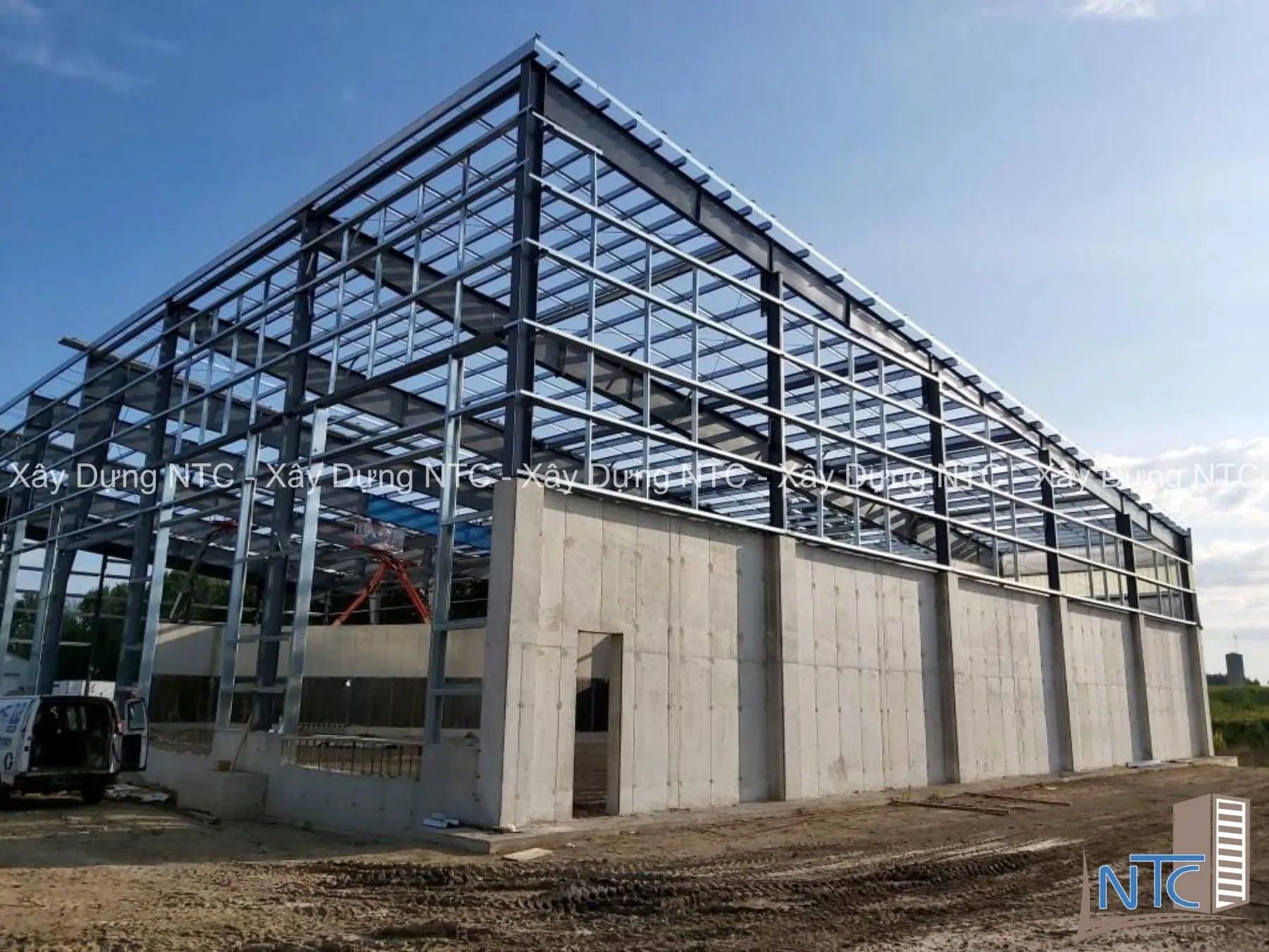 Cách Xây Dựng NTC thi công nhà thép tiền chế tại Cần Thơ