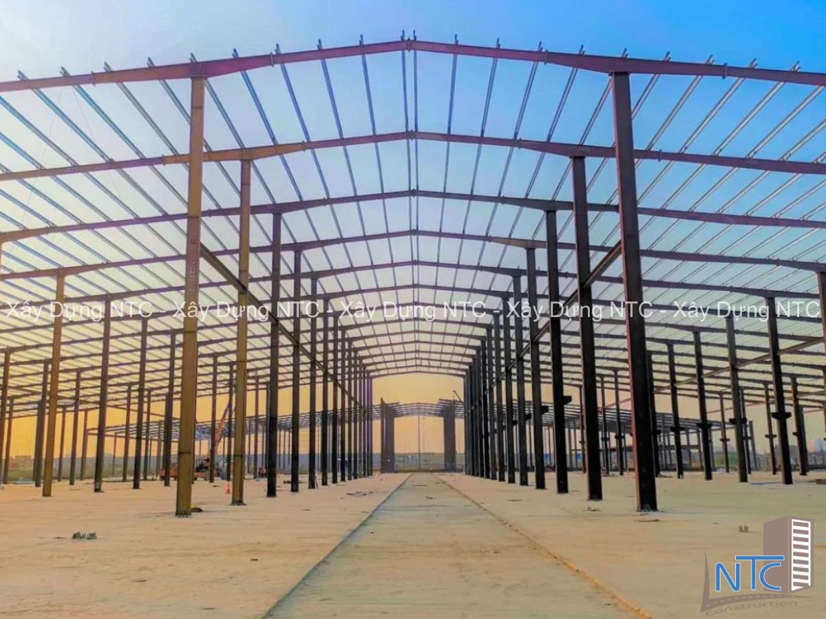 Giới thiệu chung về dịch vụ xây dựng nhà thép tiền chế của Xây dựng NTC