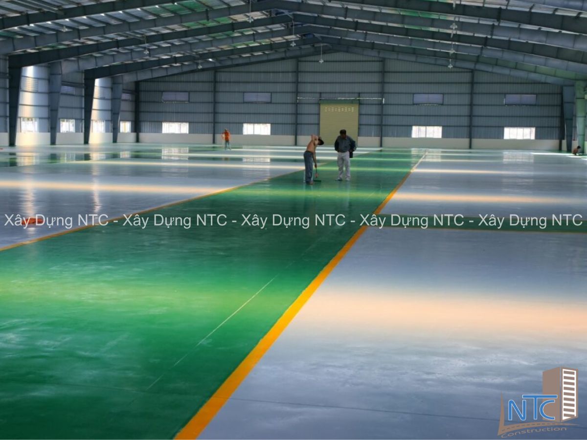 Giới thiệu dịch vụ sơn nhà xưởng của Xây dựng NTC