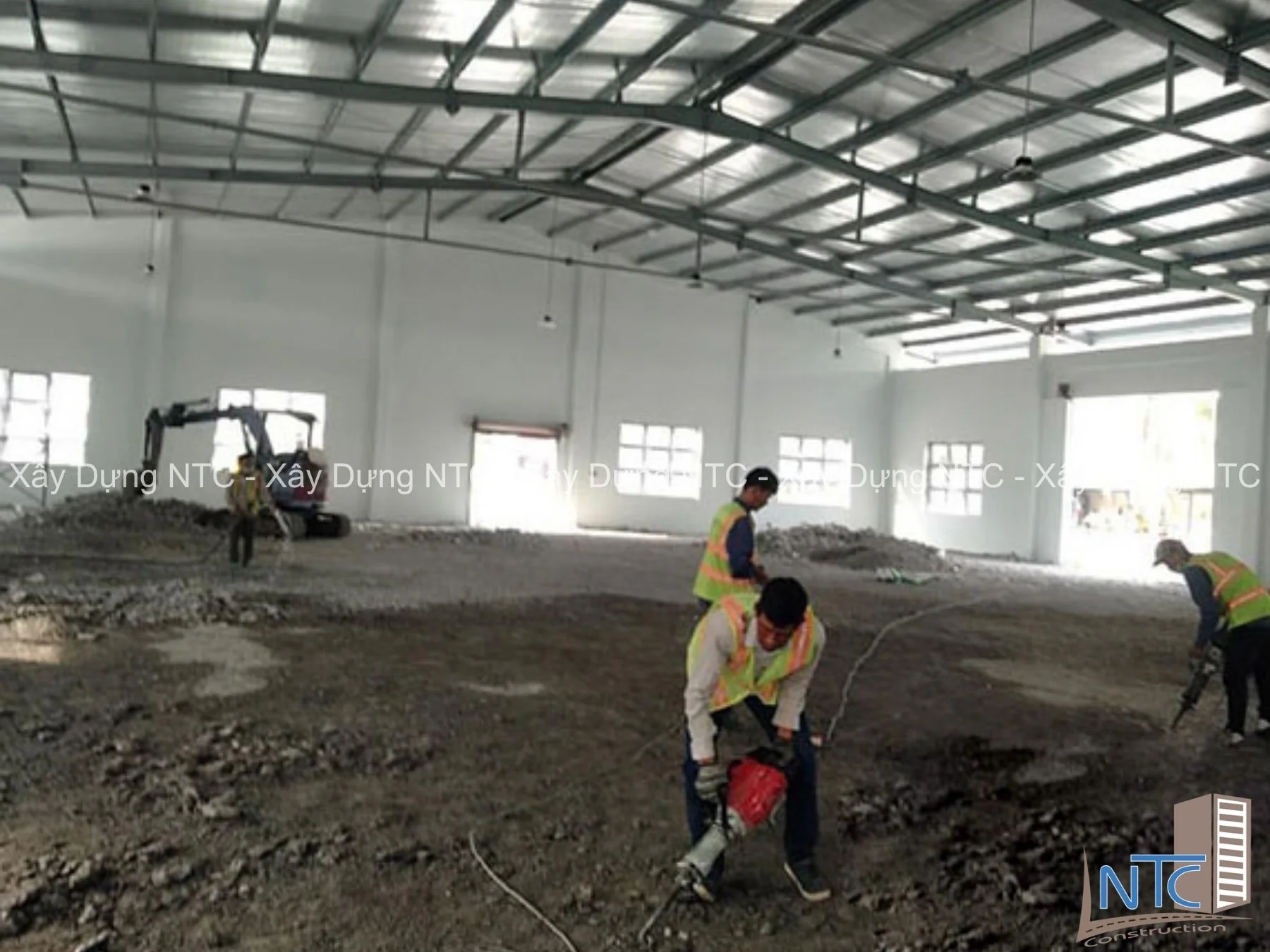 Lưu ý khi nâng nền nhà xưởng 500m2