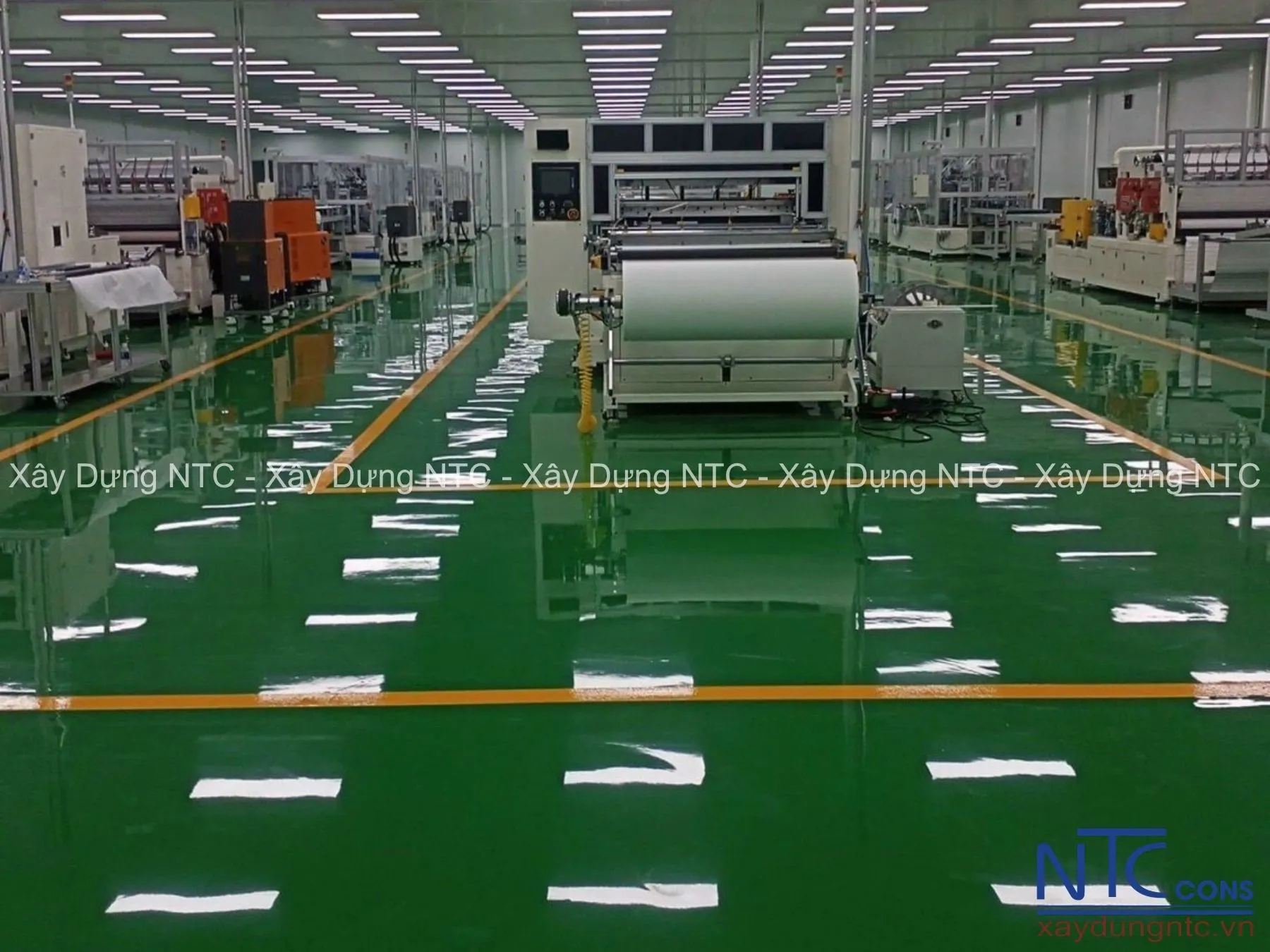 Quy trình báo giá thi công sơn Epoxy của Xây Dựng NTC