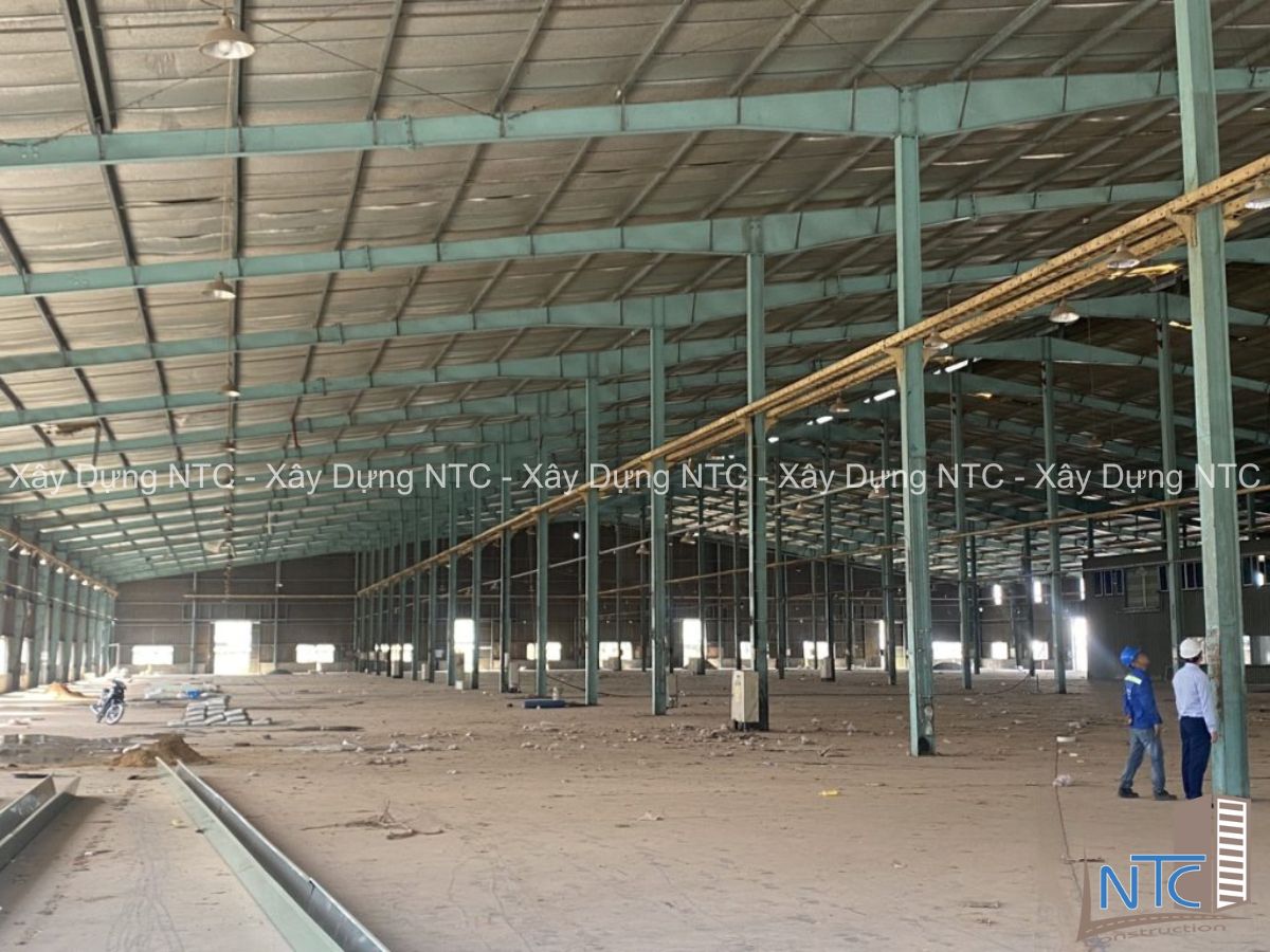 Quy trình thi công cải tạo nhà xưởng Bình Dương của Xây Dựng NTC