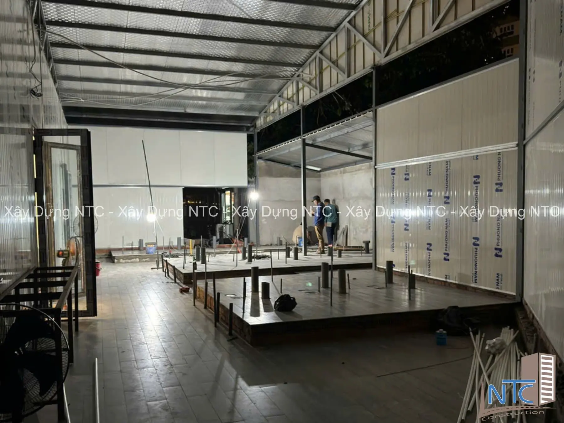 Quy trình triển khai xây dựng nhà xưởng tại Cà Mau của Xây Dựng NTC