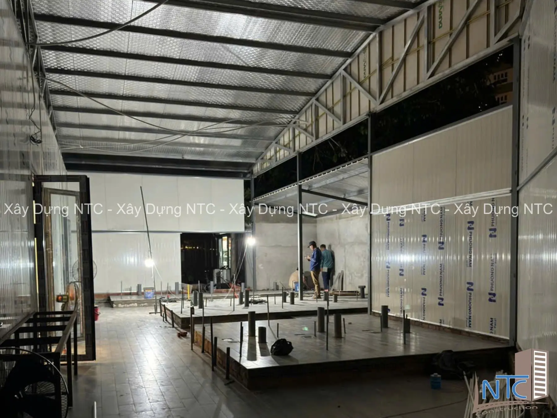 Quy trình xây dựng nhà thép tiền chế tại An Giang chuyên nghiệp của Xây Dựng NTC