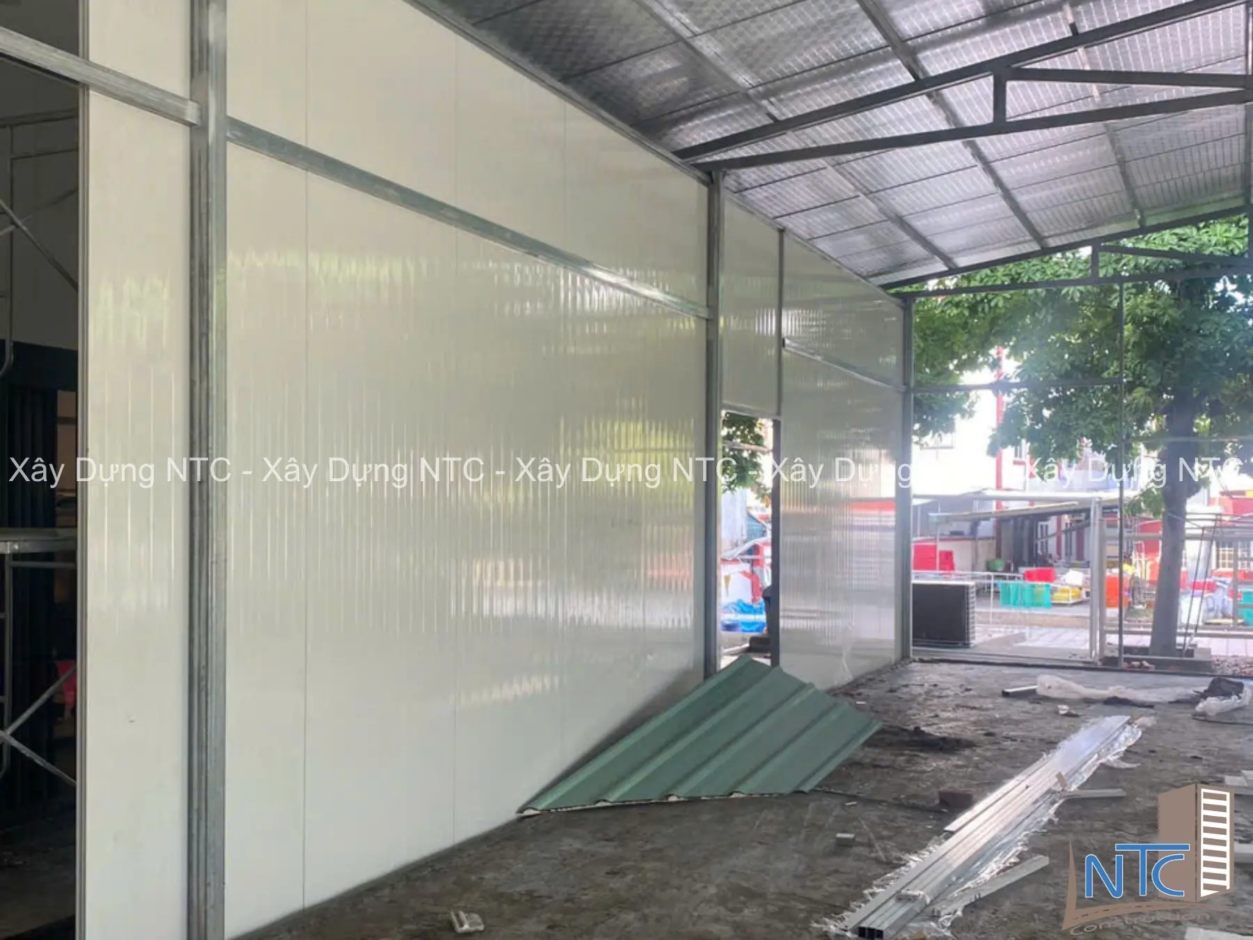 Quy trình xây dựng nhà thép tiền chế tại Trà Vinh của Xây Dựng NTC