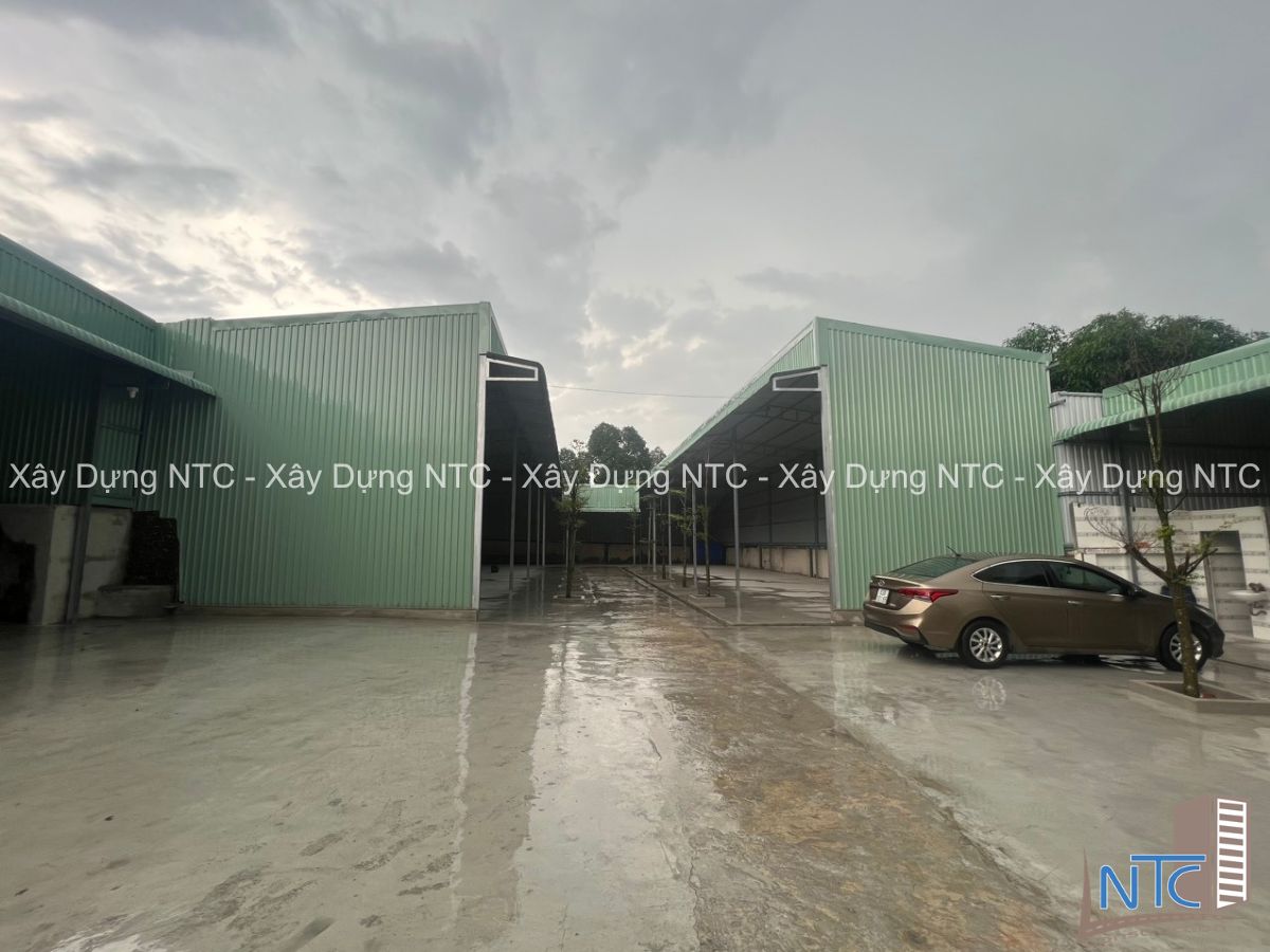 Quy trình xây dựng nhà xưởng tại Long An của Xây Dựng NTC