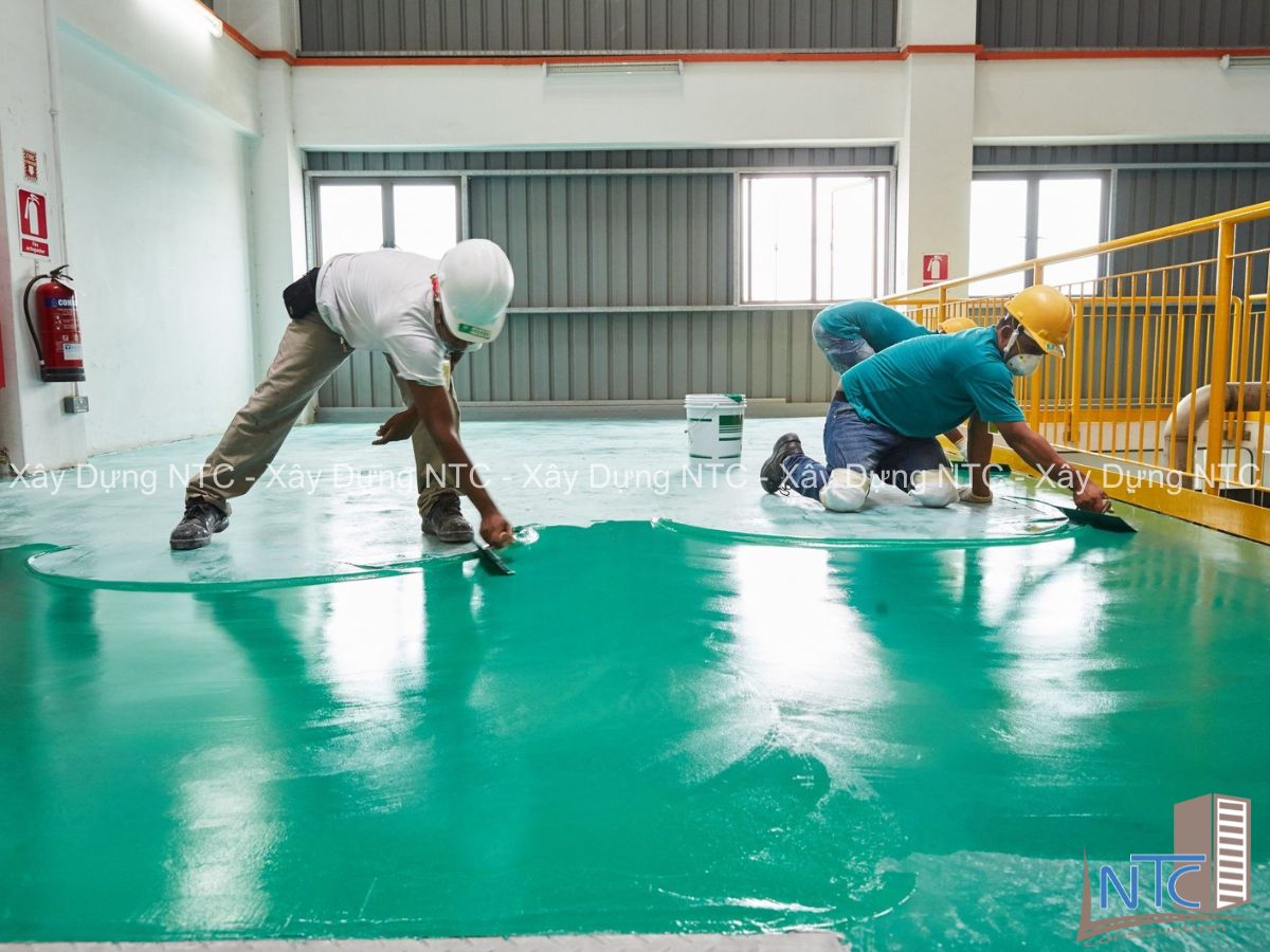 Ưu điểm khi chọn dịch vụ sơn nhà xưởng tại Xây Dựng NTC