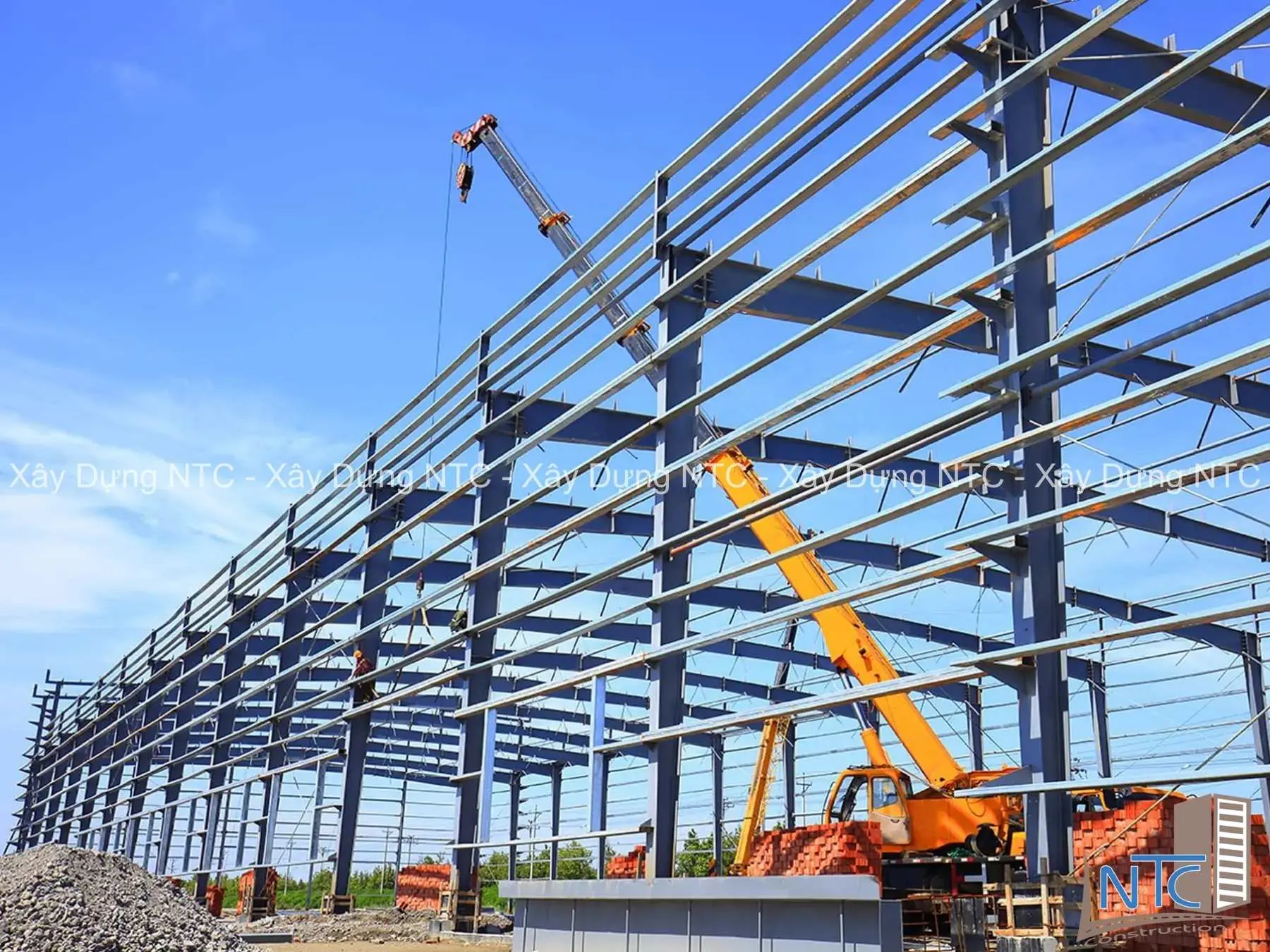 Ưu điểm khi xây nhà thép tiền chế 500m2